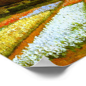 Bulb Fields Holland Van Gogh Fine Art Poster (Ecke)