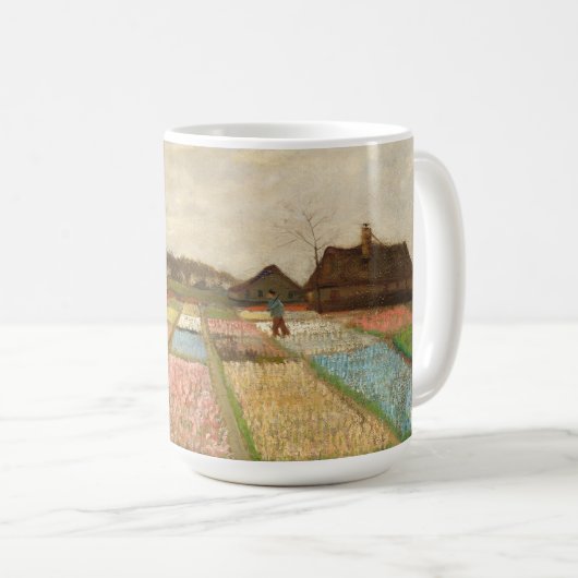 Bulb Fields | Vincent van Gogh Kaffeetasse (VorderseiteRechts)