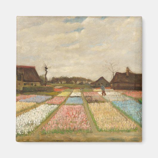 Bulb Fields | Vincent Van Gogh Magnet (Vorne)