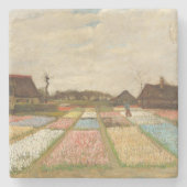 Bulb Fields | Vincent van Gogh Steinuntersetzer (Vorderseite)