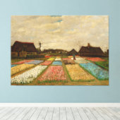 Bulb Fields von Vincent van Gogh (1883) Leinwanddruck (Insitu (Holzboden))