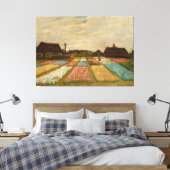 Bulb Fields von Vincent van Gogh (1883) Leinwanddruck (Insitu (Schlafzimmer))
