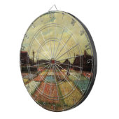 Bulb Fields von Vincent van Gogh. Dartscheibe (Vorderseite rechts)