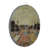 Bulb Fields von Vincent van Gogh. Dartscheibe (Vorderseite Links)