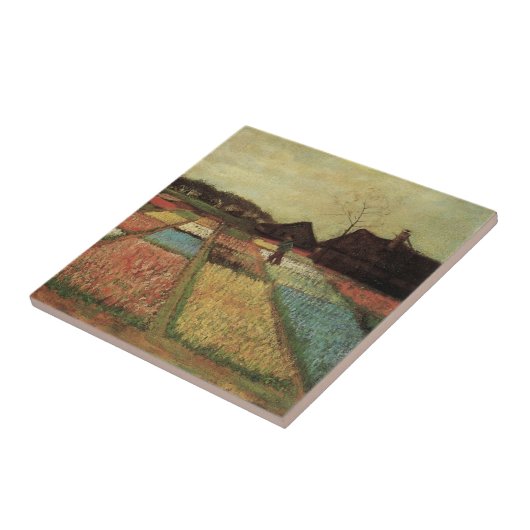 Bulb Fields von Vincent van Gogh Fliese (Seite)