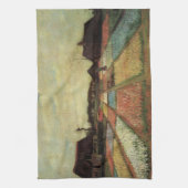 Bulb Fields von Vincent van Gogh Geschirrtuch (Vertikal)