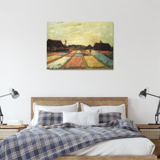 Bulb Fields von Vincent van Gogh Leinwanddruck (Insitu (Schlafzimmer))
