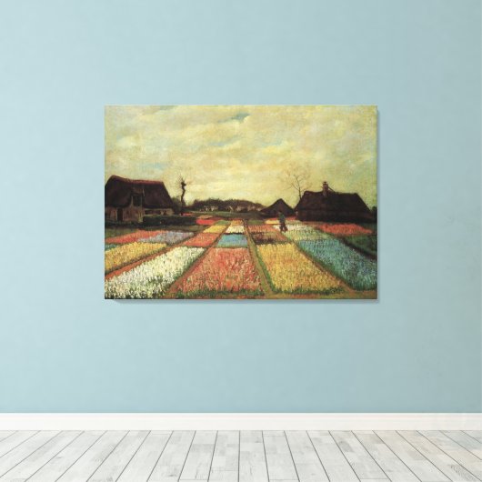 Bulb Fields von Vincent van Gogh Leinwanddruck (Insitu (Holzboden))