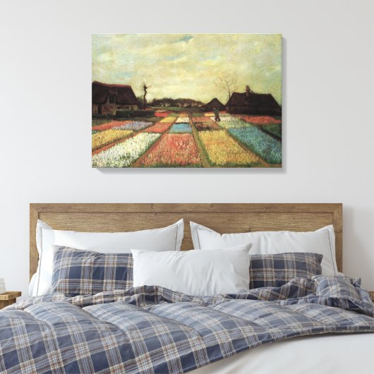 Bulb Fields von Vincent van Gogh Leinwanddruck (Insitu (Schlafzimmer))
