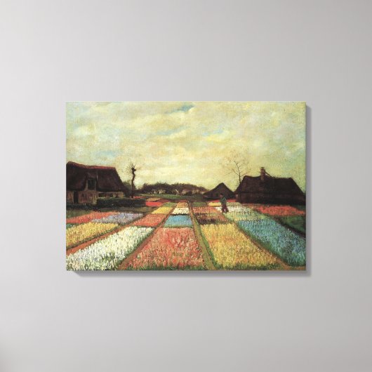 Bulb Fields von Vincent van Gogh Leinwanddruck (Vorderseite)
