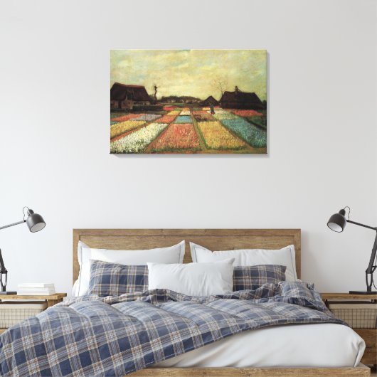 Bulb Fields von Vincent van Gogh Leinwanddruck (Insitu (Schlafzimmer))
