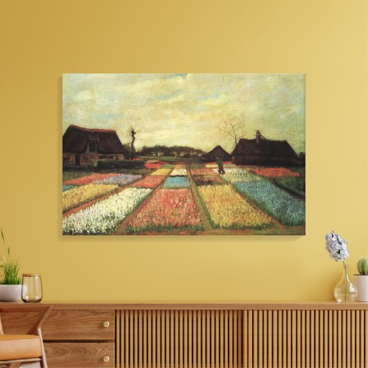 Bulb Fields von Vincent van Gogh Leinwanddruck (Insitu (Wohnzimmer))