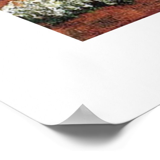 Bulb Fields von Vincent van Gogh. Poster (Ecke)