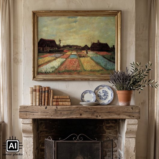 Bulb Fields von Vincent van Gogh Poster