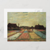 Bulb Fields von Vincent van Gogh Postkarte (Vorne/Hinten)
