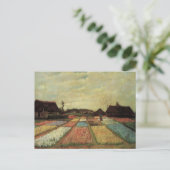 Bulb Fields von Vincent van Gogh. Postkarte (Stehend Vorderseite)