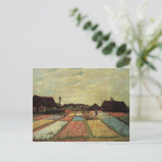 Bulb Fields von Vincent van Gogh. Postkarte (Stehend Vorderseite)