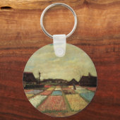 Bulb Fields von Vincent van Gogh. Schlüsselanhänger (Vorderseite)