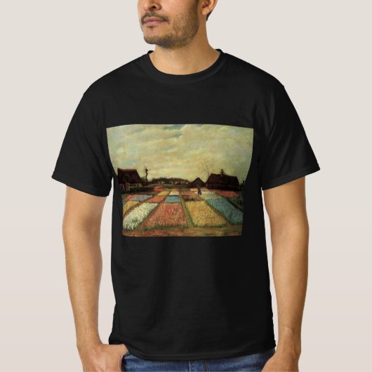 Bulb Fields von Vincent van Gogh T-Shirt (Vorderseite)