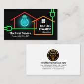 Bulb für elektrische Power Visitenkarte (Vorne/Hinten)