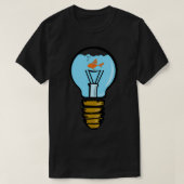 Bulbs Aquarium mit Fisch Classic TShirt (Design vorne)