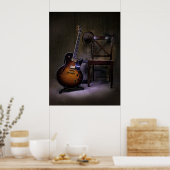 Bules Gitarre mit Vorsitz Poster (Küche)