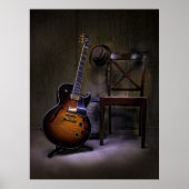 Bules Gitarre mit Vorsitz Poster (Vorne)