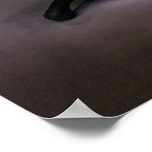 Bules Gitarre mit Vorsitz Poster (Ecke)