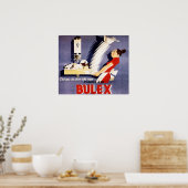 BULEX Belgische Warmwasserbereitung Vintage Werbun Poster (Küche)