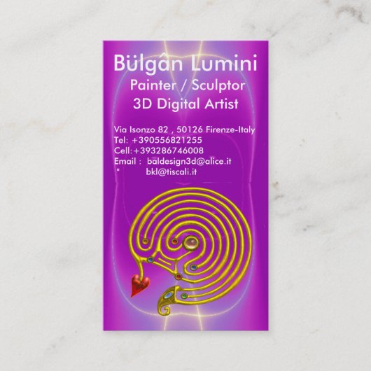 Bulgan Lumini Hyper Labirinth Proficard Visitenkarte (Vorderseite)