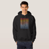 Bulgaria Groovy Retro Bulgarian Hoodie (Vorne ganz)