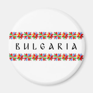 Bulgaria Ländersymbol Text Folk motif tradi Magnet