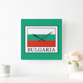 Bulgaria Quadratische Wanduhr (Zuhause)