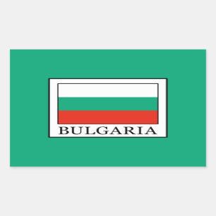 Bulgaria Rechteckiger Aufkleber