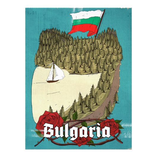 Bulgaria Vintage Travel Poster (Vorne)