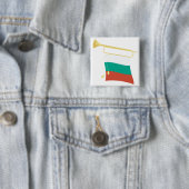 Bulgarian Flag and Bugle Button (Beispiel)
