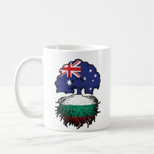 Bulgarien Australien Tree Roots Kaffeetasse