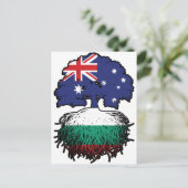Bulgarien Australien Tree Roots Postkarte (Stehend Vorderseite)