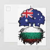 Bulgarien Australien Tree Roots Postkarte (Vorne/Hinten)