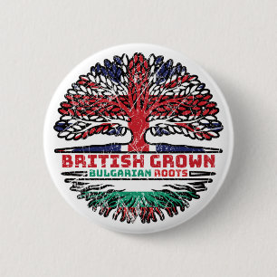 Bulgarien Bulgarisch Vereinigtes Königreich Britis Button
