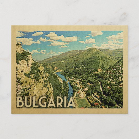 Bulgarien Deutschland Vintage Travel Postkarte (Vorderseite)