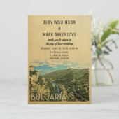 Bulgarien Einladung zur Hochzeit Bulgarisch (Stehend Vorderseite)