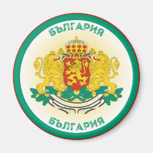 Bulgarien-Erbe-Emblem Magnet
