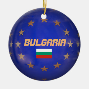 Bulgarien European Circle Christmas Ornament