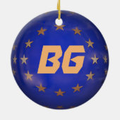 Bulgarien European Circle Christmas Ornament (Hinten)
