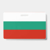 Bulgarien-Flagge Ausweis (Rückseite)