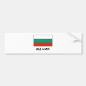 Bulgarien-Flagge Autoaufkleber (Vorne)
