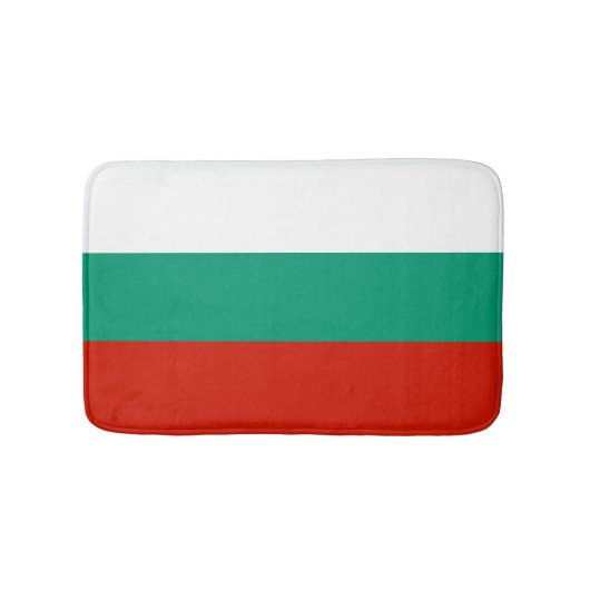 Bulgarien-Flagge Badematte (Vorderseite)