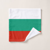 Bulgarien-Flagge Badhandtuch Set (Waschlappen)