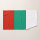 Bulgarien-Flagge Badhandtuch Set (Handtuch)